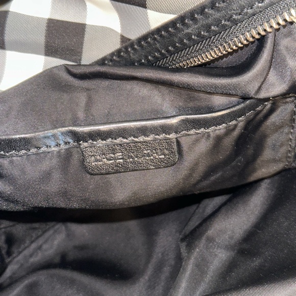 Burberry Black Nova Check Nylon and Leather Studded Satchel - Picture 7 of 7